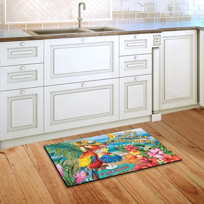 5 O'Clock Paradise Summer Doormat Drinks Nautical Indoor Outdoor 30" X 18" Briarwood Lane 5 5 O'Clock Paradise Summer Doormat Drinks Nautical Indoor Outdoor 30" X 18" Briarwood Lane - Image 3