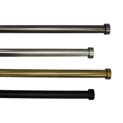 Linen Avenue End Cap Single And Double Window Curtain Rod Set 8 Linen Avenue End Cap Single And Double Window Curtain Rod Set - Image 6