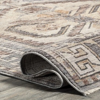 Nuloom Zelie Vintage 4x6 Indoor Area Rug For Living Room Bedroom Dining Room Kitchen, Blue/Ivory 5 Nuloom Zelie Vintage 4x6 Indoor Area Rug For Living Room Bedroom Dining Room Kitchen, Blue/Ivory - Image 3