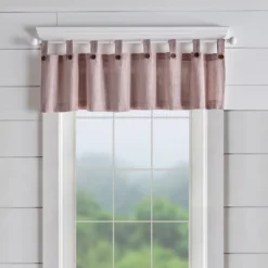 Tucker Ticking Stripe Button Tab Top Window Kitchen Valance - Elrene Home Fashions -Home Improvement Store GUEST 1812fe2b f44c 4895 832d 9102f6cfdc4d