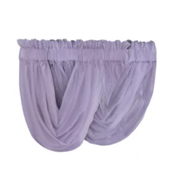 Collections Etc Scoop Two-Piece Rod Pocket Solid-Colored Sheer Valances For Windows, Decorative Accent And Added Privacy For Any Room In -Home Improvement Store GUEST 19030723 3deb 41f7 abc3 075df17ad2d5