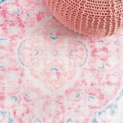 NuLOOM Patsy Vintage Medallion Machine Washable Area Rug 8 NuLOOM Patsy Vintage Medallion Machine Washable Area Rug - Image 6