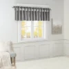 26"x50" Lillian Faux Silk Twisted Tab Valance With Beads 2 26"x50" Lillian Faux Silk Twisted Tab Valance With Beads -Home Improvement Store GUEST 1cddb403 1e17 44c0 a14e b901d0cbef52