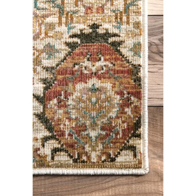 Nuloom Doreen Geometric 8x11 Indoor Area Rug For Living Room Bedroom Dining Room Kitchen, Multicolor/Ivory 4 Nuloom Doreen Geometric 8x11 Indoor Area Rug For Living Room Bedroom Dining Room Kitchen, Multicolor/Ivory - Image 2