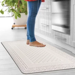 World Rug Gallery Bordered Bohemian Anti-Fatigue Standing Mat -Home Improvement Store GUEST 1d168bd6 b946 44a3 81a4 a568c2ba571e