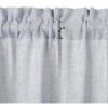 Trinity Faux Linen Textured Vintage Design Farmhouse Solid Curtains
