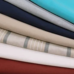 Sunbrella Cove Striped Grommet Indoor/Outdoor Curtain Panel Pebble -Home Improvement Store GUEST 1e39f896 6aca 4d5c a3a1 52bd5be93c46