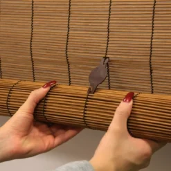 60" X 72" Outdoor Imperial Matchstick Rayon From Bamboo Cord-Free Natural Rollup Blinds Fruitwood - Radiance 9 60" X 72" Outdoor Imperial Matchstick Rayon From Bamboo Cord-Free Natural Rollup Blinds Fruitwood - Radiance -Home Improvement Store GUEST 1e50807a a871 4ce5 b147 b07d21c66715 1