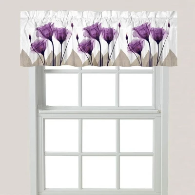 Laural Home Gentian Hope Window Valance 3 Laural Home Gentian Hope Window Valance