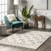 NuLOOM Akia Lattice High/Low Tassel Aea Rug 2 NuLOOM Akia Lattice High/Low Tassel Aea Rug -Home Improvement Store GUEST 2074170a 6317 4105 afa4 5c192339806a