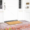 Juvale Plain Coco Coir Door Mat, Bare Natural Unadorned Doormat For Outdoor Entries, Suitable For Inside And Outside Use, 30x17 In