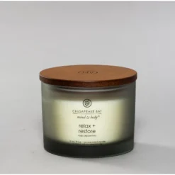 Glass Jar Candle Relax + Restore - Mind & Body By Chesapeake Bay Candle -Home Improvement Store GUEST 24c34ced 77c2 46f9 b7c8 f30e31ea1961