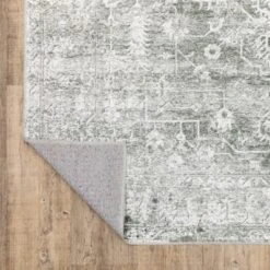 Micah Washable Distressed Oriental Indoor Area Rug Gray/Ivory - Captiv8e Designs -Home Improvement Store GUEST 24f1f18c 47d0 4a51 a4d0 b3e50f7c1258