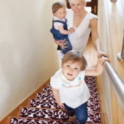 Sussexhome Floral Collection Anti-Slip Carpet Stair Treads, 9" X 28" -Home Improvement Store GUEST 254348f5 e59c 45f4 a411 aef651a91b7c