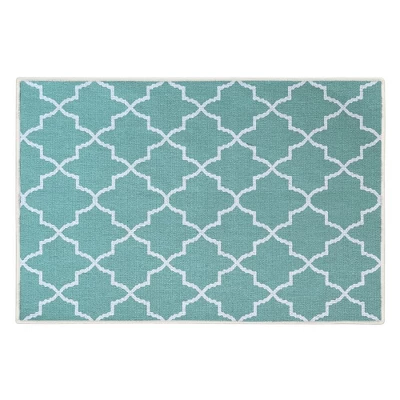 Sussexhome Lattice Collection Cotton Heavy Duty Low Pile Area Rug , 2' X 3' 13 Sussexhome Lattice Collection Cotton Heavy Duty Low Pile Area Rug , 2' X 3' - Image 11