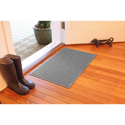 Medium Gray Solid Doormat - (2'X3') - Bungalow Flooring 3 Medium Gray Solid Doormat - (2'X3') - Bungalow Flooring