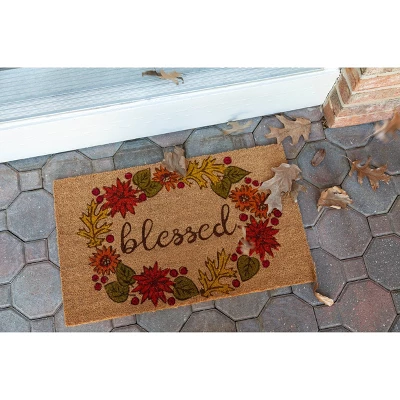 1'4" X 2'4" Blessed Indoor/Outdoor Coir Doormat - Entryways 4 1'4" X 2'4" Blessed Indoor/Outdoor Coir Doormat - Entryways - Image 2