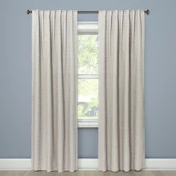 1pc Blackout Doral Window Curtain Panel Cream - Project 62™ -Home Improvement Store GUEST 271584f6 fc16 4422 a313 52e0eb6cd363
