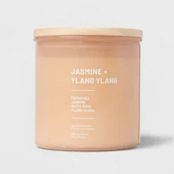 Glass Jar Jasmine And Ylang Candle Orange - Threshold™ -Home Improvement Store GUEST 283695f1 8725 4897 8c7c c88d9c94ee0b