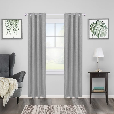 Kenney Noah 1" Premium Decorative Window Curtain Rod 4 Kenney Noah 1" Premium Decorative Window Curtain Rod - Image 2