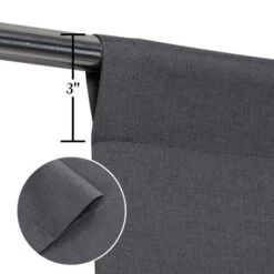 Trinity Blackout Curtains Thermal Insulated Tiers Rod Pocket For Kitchen