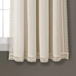 Lush Décor Rosalie Window Curtain Panels Ivory 54X45 Set -Home Improvement Store GUEST 29df5c8f 5d0a 44ec 85b3 50d5c73627a0