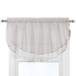Collections Etc Elegance Sheer Ascot Window Valance, Allows Light To Enter While Maintaining Privacy - Decorative Accent For Any Room In -Home Improvement Store GUEST 29e4b5f8 9624 48dc b604 fb87972da519