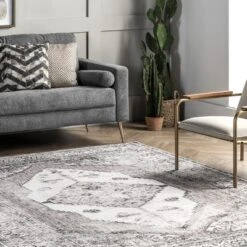 NuLOOM Gladys Machine Washable Vintage Medallion Area Rug 19 NuLOOM Gladys Machine Washable Vintage Medallion Area Rug -Home Improvement Store GUEST 2b4a7af2 a228 4370 bf9b 112a24c4964b