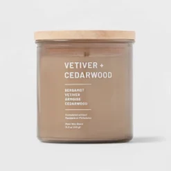 Glass Jar Vetiver And Cedarwood Candle Brown - Threshold™ 9 Glass Jar Vetiver And Cedarwood Candle Brown - Threshold™ -Home Improvement Store GUEST 2be66217 9673 4f71 89d7 981533e54650