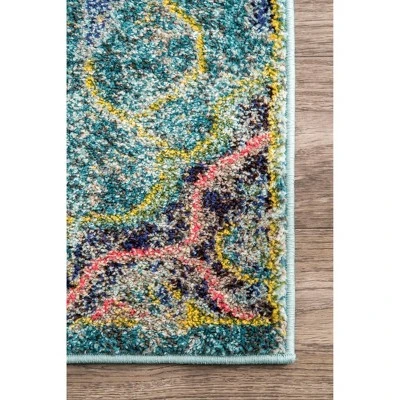 NuLOOM Santos Floral Medallion Area Rug 4 NuLOOM Santos Floral Medallion Area Rug - Image 2