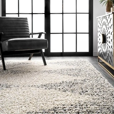 NuLOOM Scarlette Abstract Diamond Shag Area Rug 7 NuLOOM Scarlette Abstract Diamond Shag Area Rug - Image 5