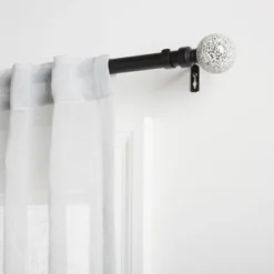 Exclusive Home White Mosaic 1" Curtain Rod And Coordinating Finial Set -Home Improvement Store GUEST 2e4d7743 8f8e 43cd ba1f ea686f386805
