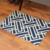 2'x3' ColorStar Deco Grid Door Mat Navy - Bungalow Flooring -Home Improvement Store GUEST 2eef8949 b4e7 434e a67e c50a56fbd9d0