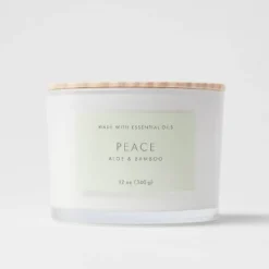 Wood Lidded Glass Wellness Peace Candle - Threshold™ 9 Wood Lidded Glass Wellness Peace Candle - Threshold™ -Home Improvement Store GUEST 2feb914f 8f52 46ab 912d 8ae6fe7aa3f3