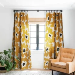 Miho Spring Summer Garden 84" X 50" Single Panel Blackout Window Curtain - Deny Designs -Home Improvement Store GUEST 2ff432df 488f 4709 b506 a03fd681f8c1