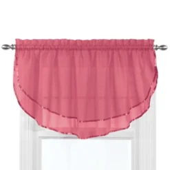 Collections Etc Elegance Sheer Ascot Window Valance, Allows Light To Enter While Maintaining Privacy - Decorative Accent For Any Room In -Home Improvement Store GUEST 313d5f6b d3f0 402f 998d ecdd513bcf0a