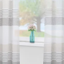 Trinity Farmhouse Striped Voile Semi Sheer Curtains -Home Improvement Store GUEST 32590137 e636 4d62 954b 9cc9602b2d71