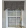 RLF Home 3" Rod Pocket High Quality Fabric Jasper Cornice Valance With Tassel Trim For Windows 50" X 17" Charcoal -Home Improvement Store GUEST 329c9ba0 cf44 4db2 90f4 5844cd7f3a2d