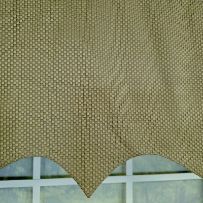 RLF Home 100% Cotton Basket Weave Regal With Poly/Cotton Lining Rod Pocket Valance 50" X 15" Loden 5 RLF Home 100% Cotton Basket Weave Regal With Poly/Cotton Lining Rod Pocket Valance 50" X 15" Loden - Image 3