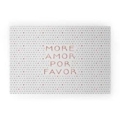 Orara Studio More Amor Quote Rose Gold Looped Vinyl Welcome Mat - Society6 -Home Improvement Store GUEST 33b6d10c bf97 42c3 8192 9efedf5fa1ec
