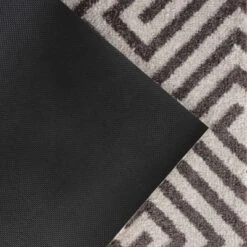 2'x3' ColorStar Greek Grid Door Mat Charcoal - Bungalow Flooring -Home Improvement Store GUEST 345f9b47 b0d2 4b54 a8f1 f991fd6053ca