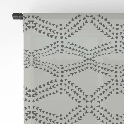 Alison Janssen Cleo Boho Diamond Single Panel Sheer Window Curtain - Society6 5 Alison Janssen Cleo Boho Diamond Single Panel Sheer Window Curtain - Society6 - Image 3