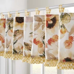 Somerset Ruffle Trimmed Window Valance 84" X 19" Gold By Greenland Home Fashion -Home Improvement Store GUEST 37893101 64fd 49b7 91dd f2d87247e1f3