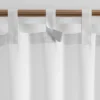 Rhodes Solid Tab-Top Window Curtain, Set Of 2 - Elrene Home Fashions