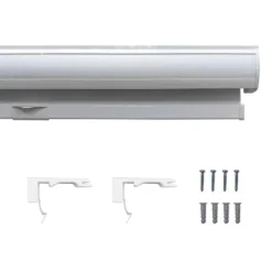 1pc Light Filtering Cordless Zebra Window Shade With Fabric Roller Valance White - Lumi Home Furnishings -Home Improvement Store GUEST 38a847c2 69f5 4bf0 affa 5bff0a33acf6