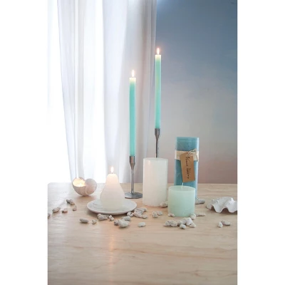 Sea Foam Timber Tapers - Set Of 12 4 Sea Foam Timber Tapers - Set Of 12 - Image 2