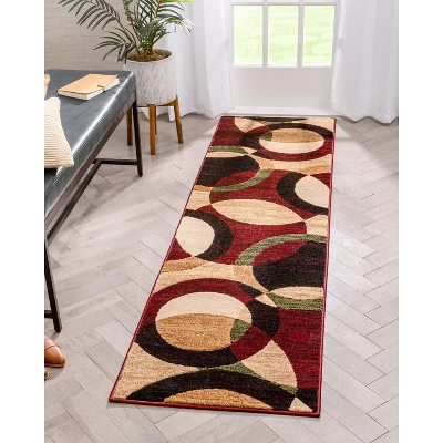 Well Woven Casual Modern Styling Shapes Circles Area Rug 3 Well Woven Casual Modern Styling Shapes Circles Area Rug