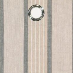 Sunbrella Cove Striped Grommet Indoor/Outdoor Curtain Panel Pebble -Home Improvement Store GUEST 3e1c58ca 82ae 4853 ba83 e40d05e5cd55