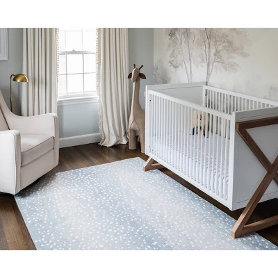 Woodland Antelope Hand Tufted Wool Area Rug Blue - Erin Gates By Momeni 7 Woodland Antelope Hand Tufted Wool Area Rug Blue - Erin Gates By Momeni - Image 5