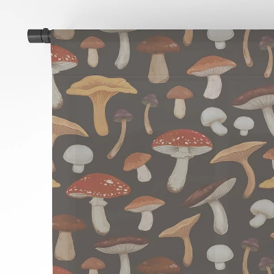 Avenie Mushroom Medley Pattern Single Panel Sheer Window Curtain - Society6 5 Avenie Mushroom Medley Pattern Single Panel Sheer Window Curtain - Society6 - Image 3